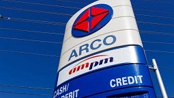 ARCO am/pm sign