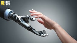 Robot and human hands