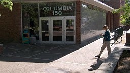 150 Columbia renovation underway