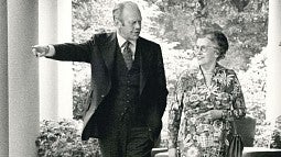 Edith Green with President Gerald Ford
