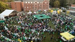 Aerial of Flock Party