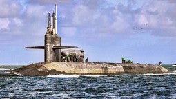 The submarine USS Georgia