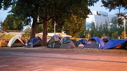 A rest stop for the homeless in Eugene