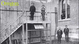 Jacksonville gallows used to hang Lewis O'Neal in 1886