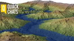 LiDAR helped Roering's group locate an ancient riverbed in northern California