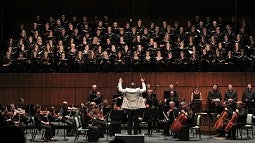 Oregon Bach Festival orchestra and chorus