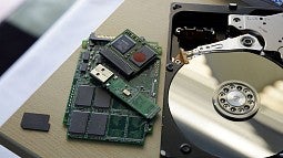 Stock image shows old data storage devices