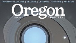 Top half of the cover of Oregon Quarterly fall 2016 issue