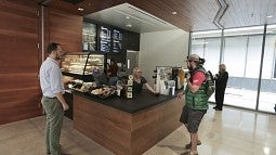 Coffee shop in the Price Science Library