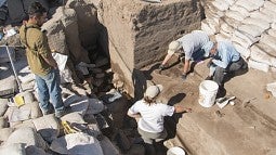 Excavation at Rimrock Draw
