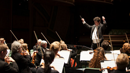 The combined UO Symphony Orchestra and Eugene Symphony will the largest ever a the Hult Center