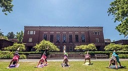 Yoga on campus