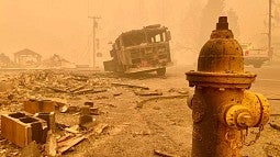 Town burned during 2020 fires