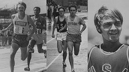 Collage of Steve Prefontaine photos