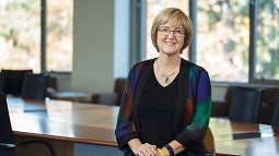 Sarah Nutter, dean of the UO's Lundquist College of Business