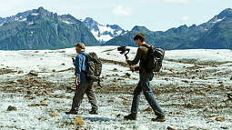 SOJC student shoots footage on the Sheridan glacier in Alaska
