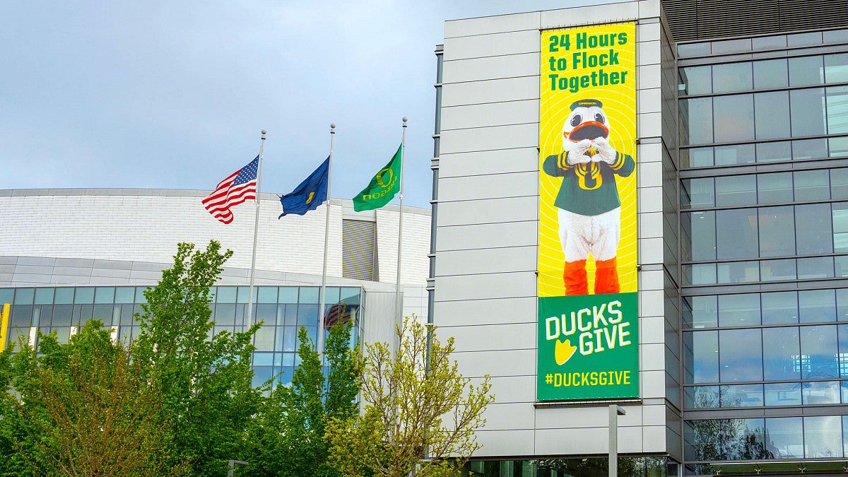 Duck Give banner 