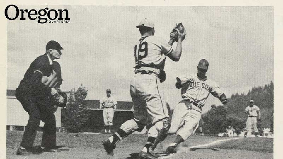 Livesay was a baseball standout before joining the wood products industry (credit: Special Collections, UO Libraries)