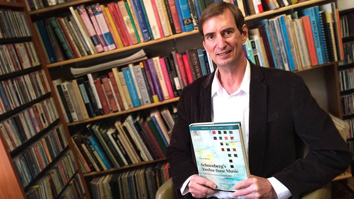 UO music theory professor Jack Boss won the Wallace Berry Award for his book "Schoenberg's Twelve-Tone Music"