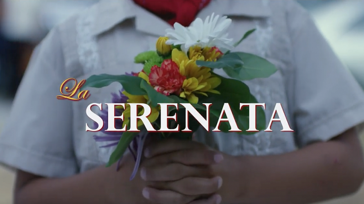 Screen shot from the film 'La Serenata'