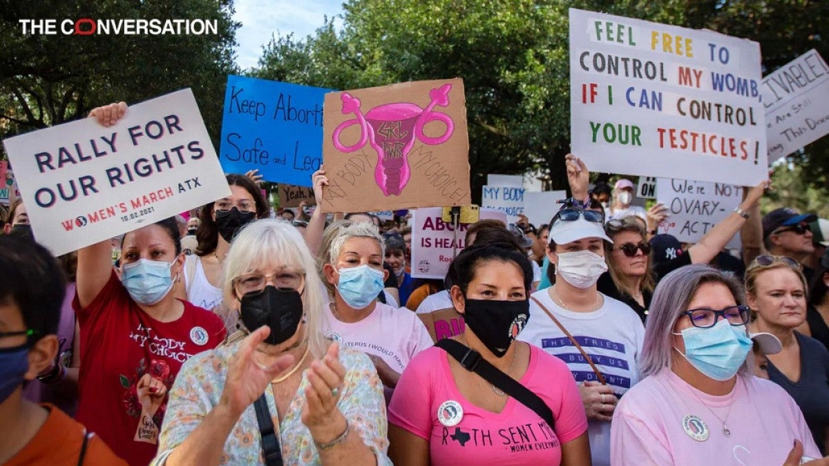 Abortion rally in Texas
