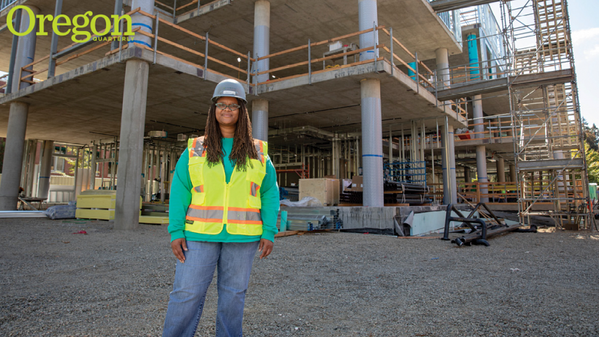 Doneka Scott leads the initiative to hire 23 advisors and house them in Tykeson Hall, opening in 2019. Photo by Chris Larsen, University Communications