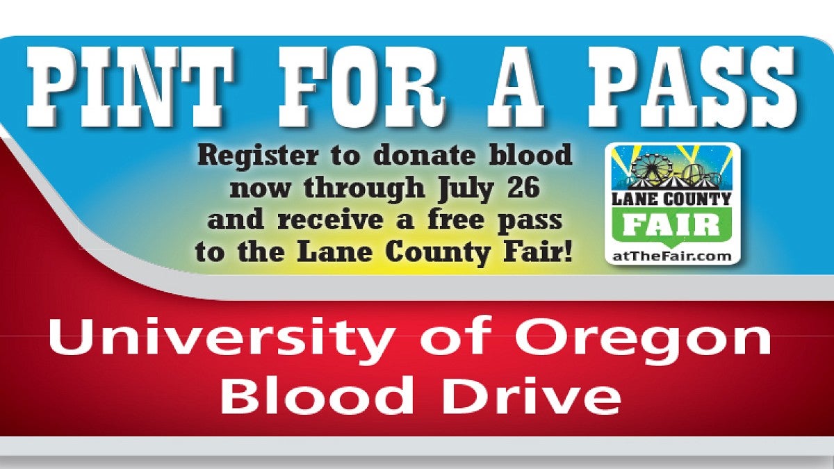 UO campus blood drive