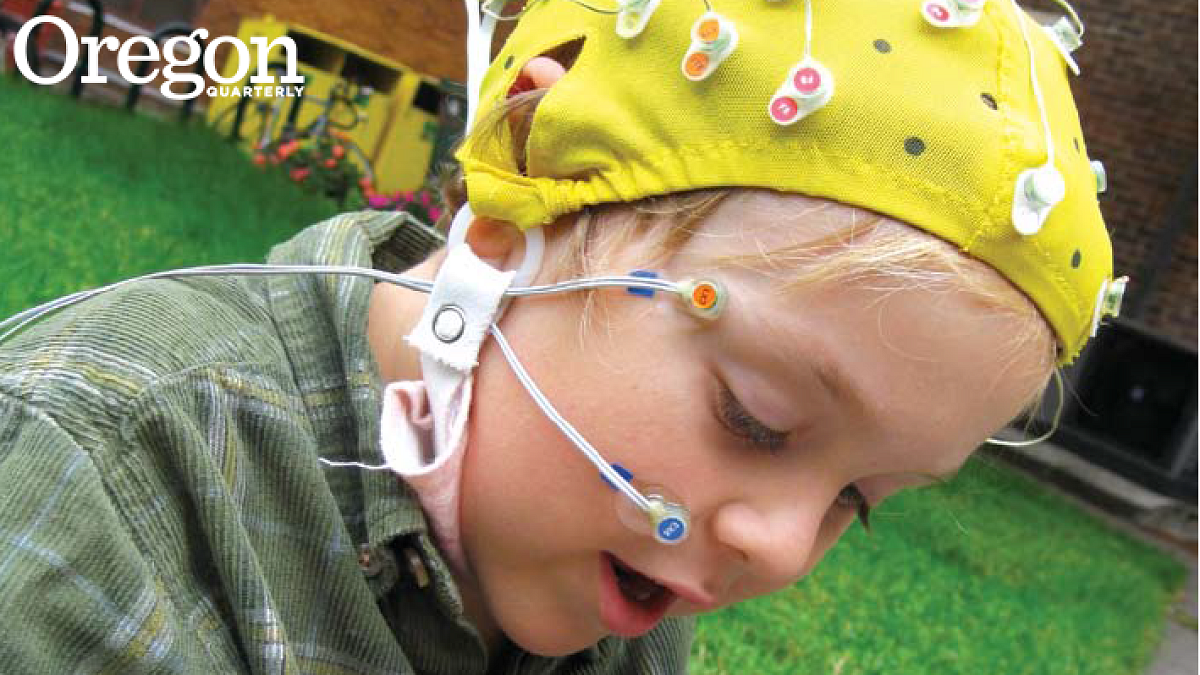 UO researchers study children's brains and teach kids to overcome obstacles to learning. Photograph by Christina M. Karns