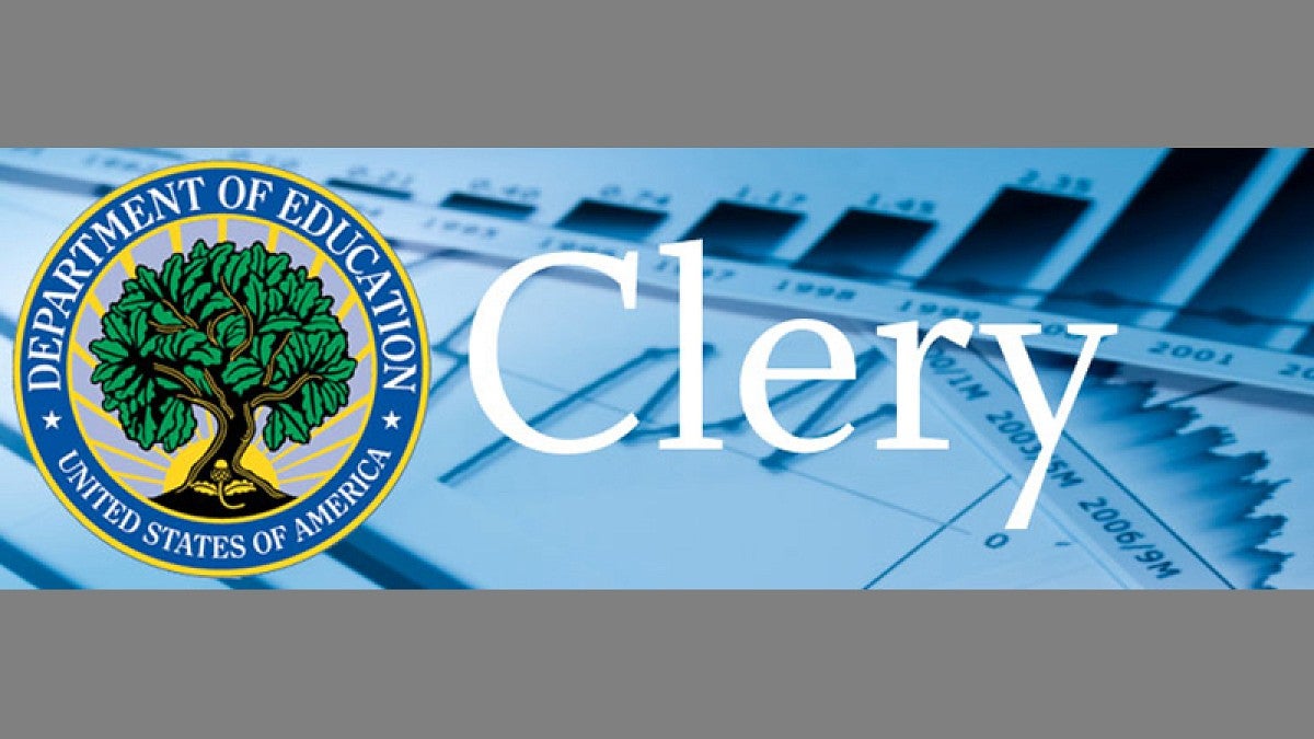 Federal Department of Education logo with word 'Clery'