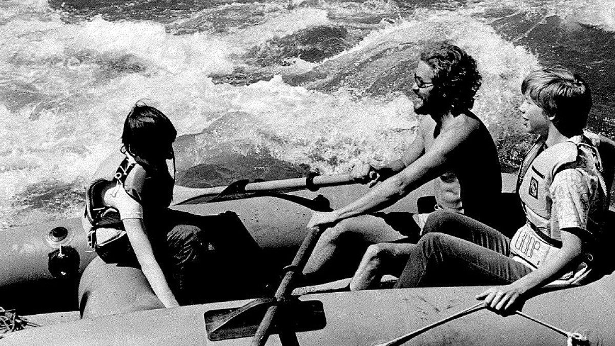 Gary Grimm on a raft trip