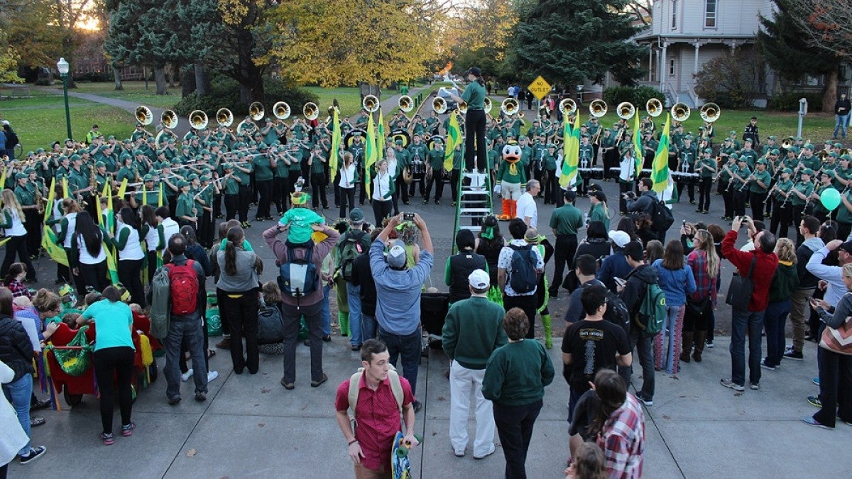 The UO Marching Band