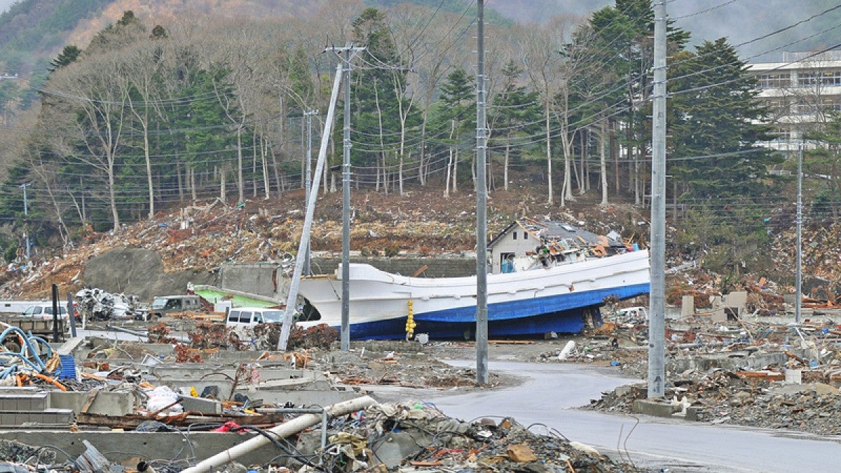 Damage from the 2011 earthquake and tsunami
