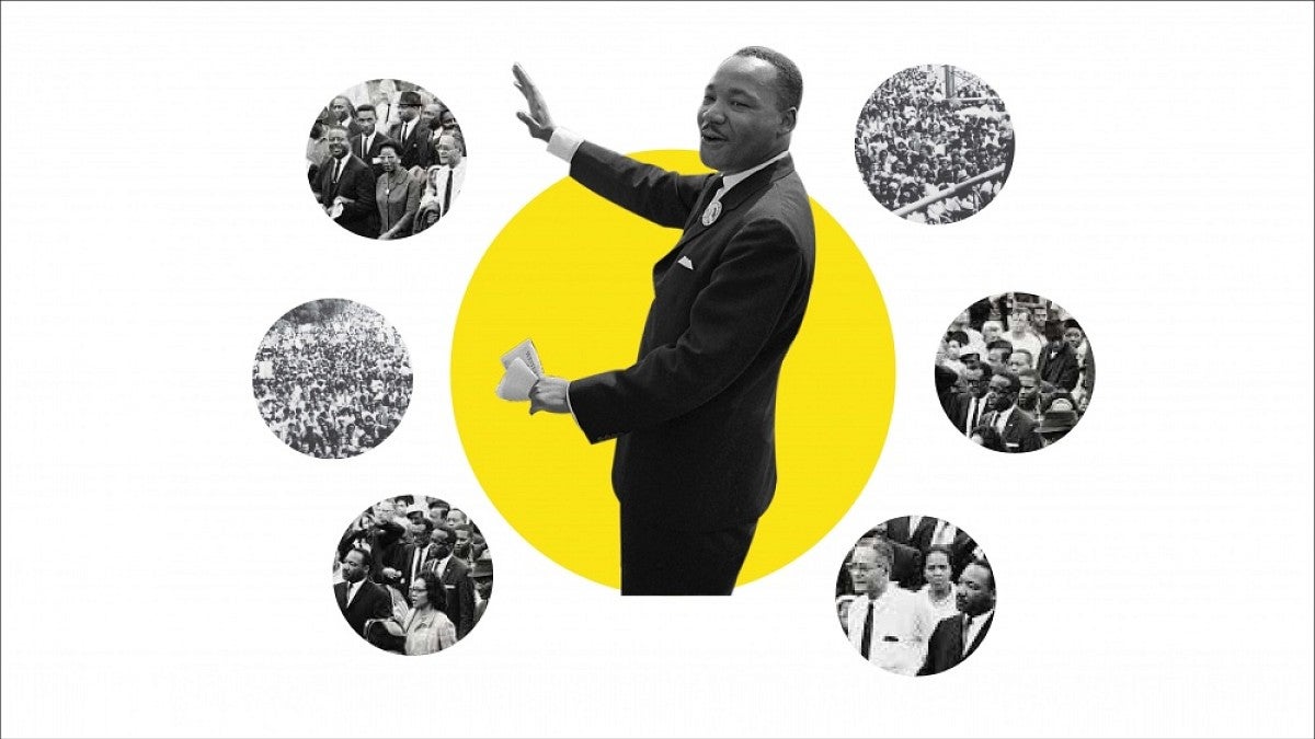 Martin Luther King Jr. illustration
