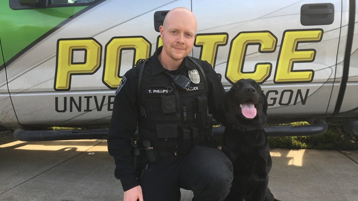 Officer Troy Phillips and Onyx