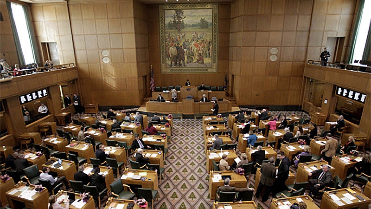 Oregon legislative chambers