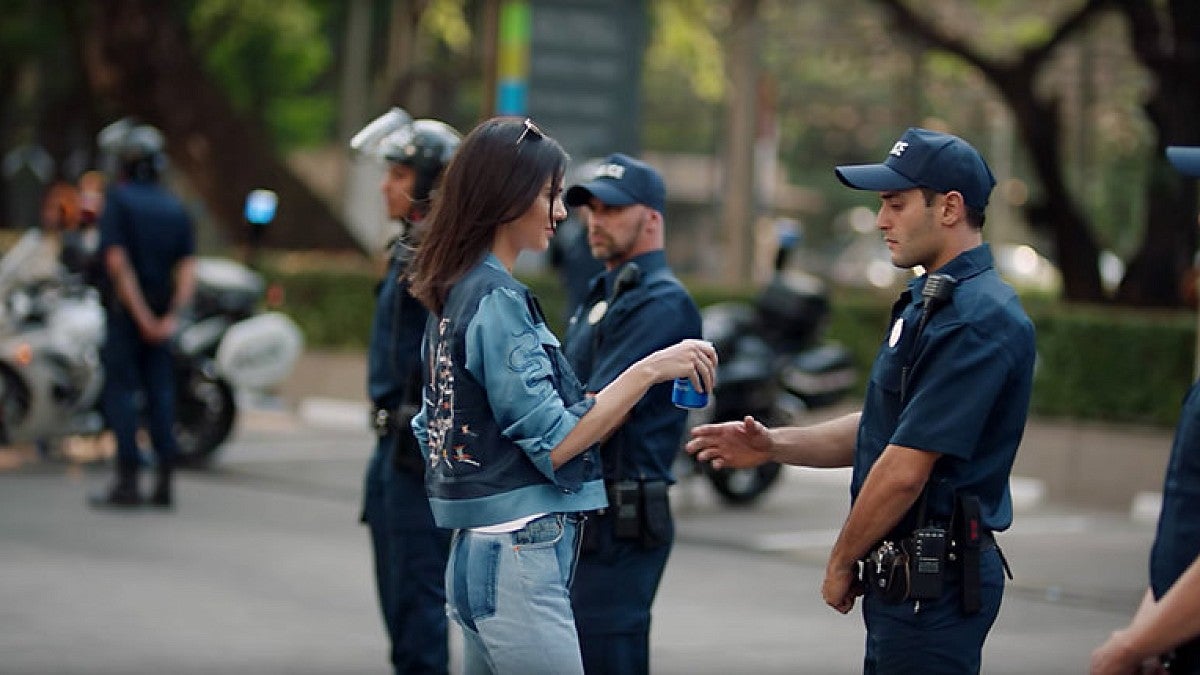 Scene from Pepsi ad