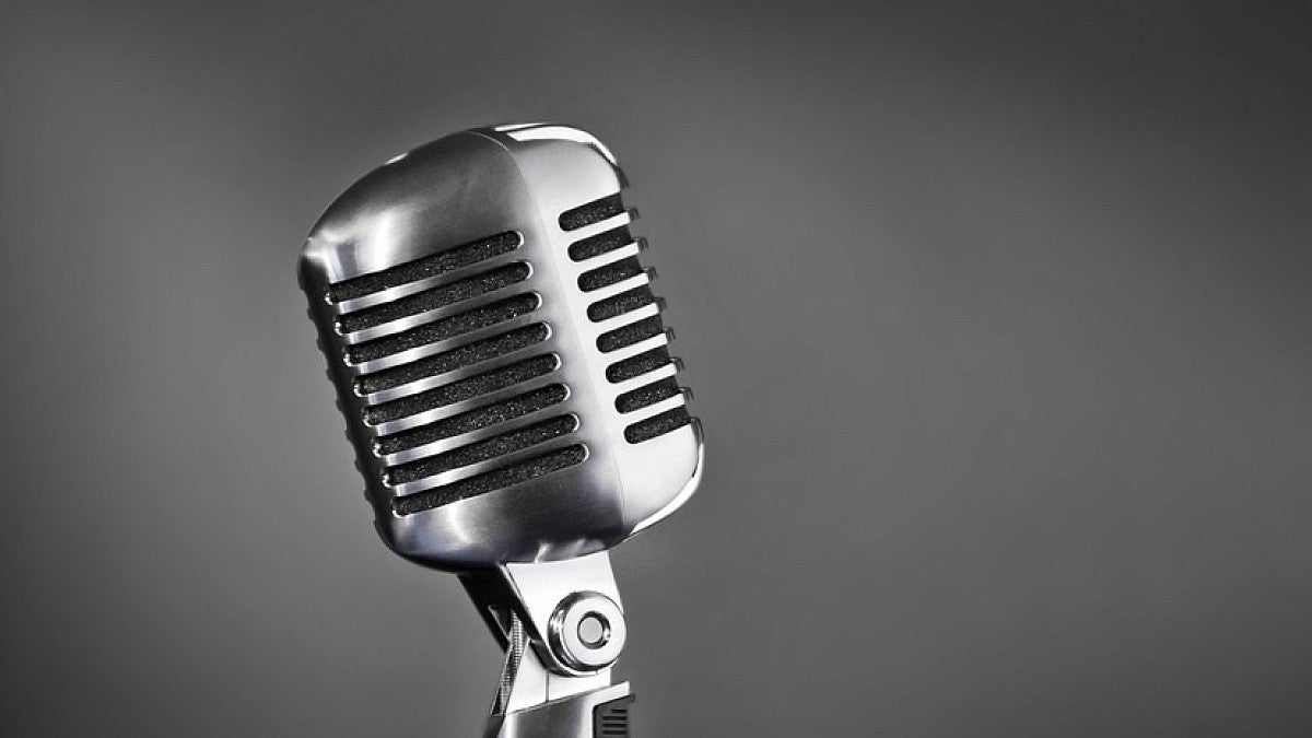 Old-style microphone
