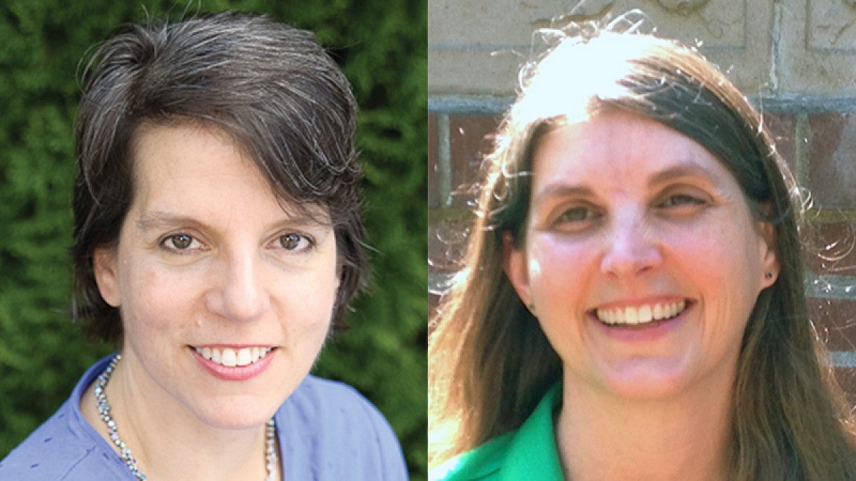 Sara Hodges and Laura Jacek joining the Graduate School