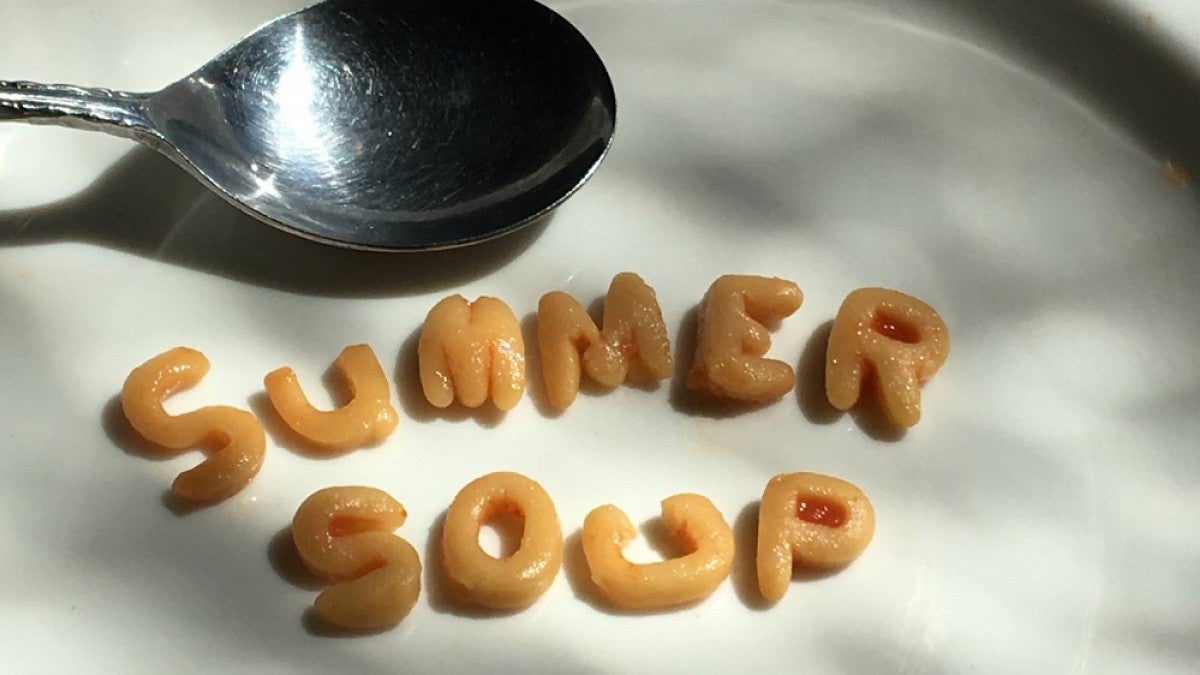 Alphabet soup letters