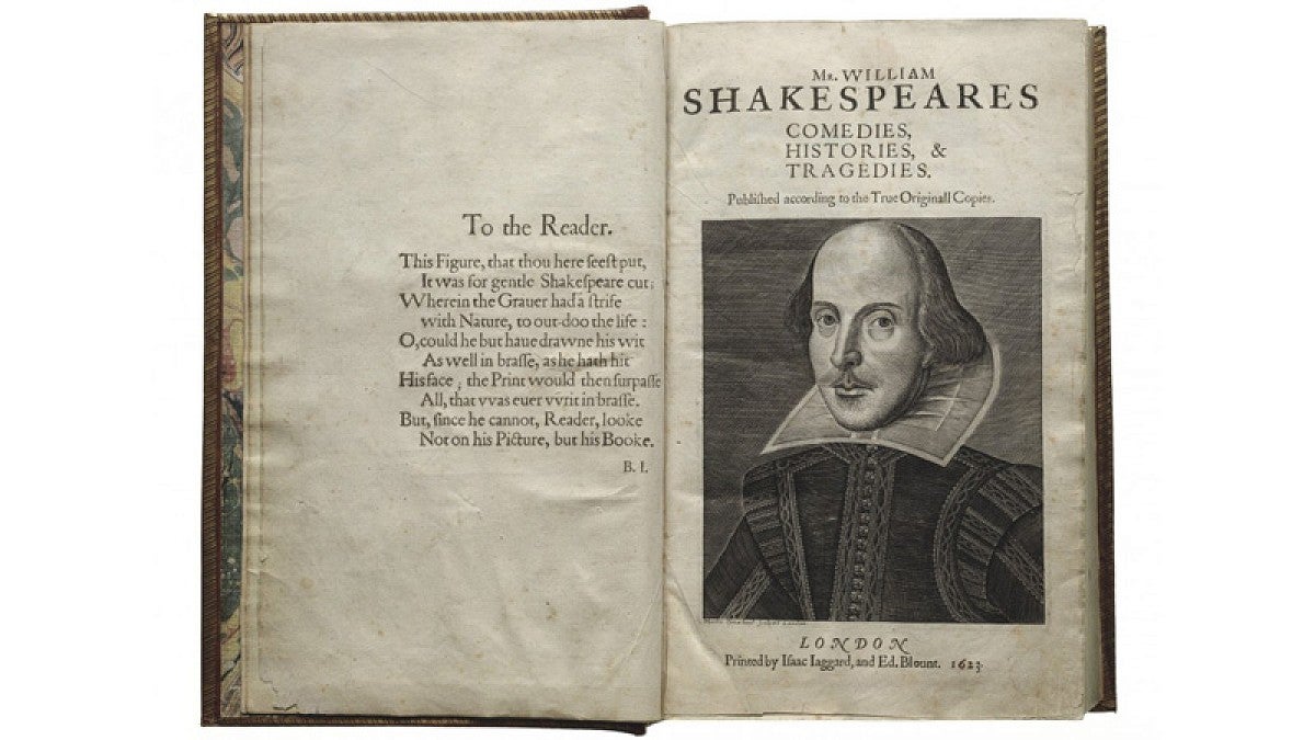 Title Page of First Folio