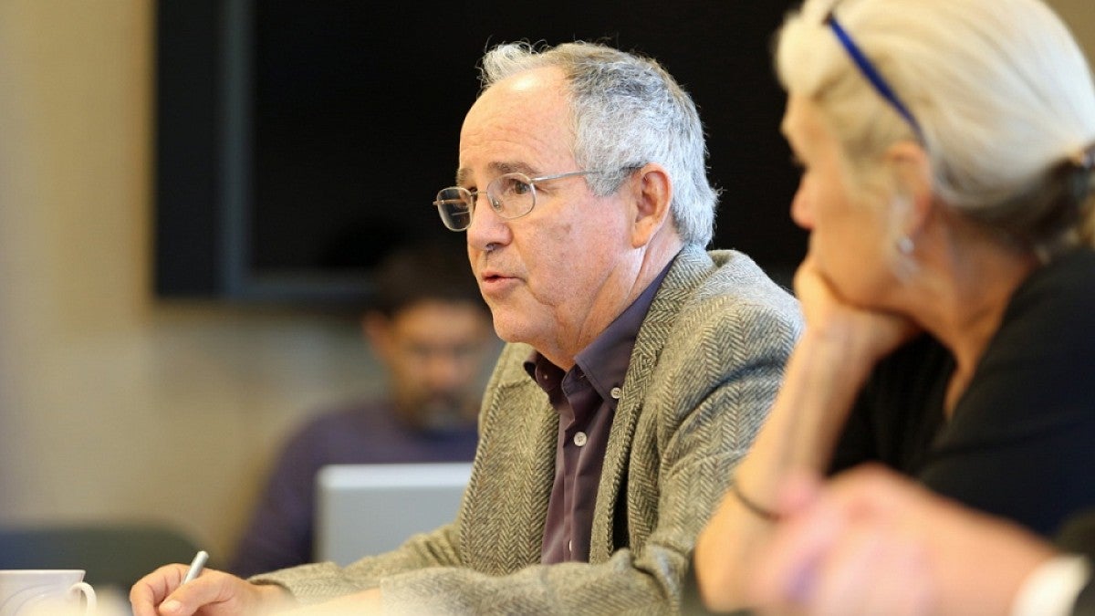 Ray Weldon at a UO roundtable on earthquakes last September