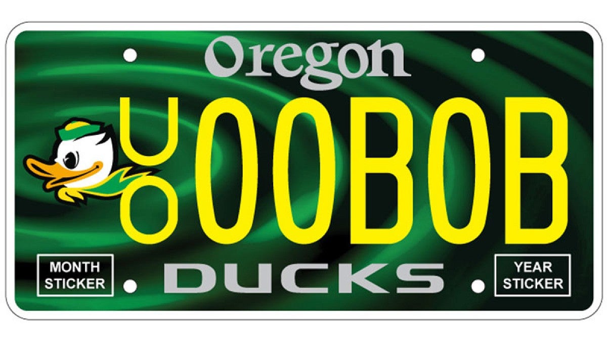 Duck license plate
