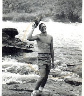 James Cloutier '63, MFA '69, was a member of the first Peace Corps group in Kenya. Photograph courtesy James Cloutier