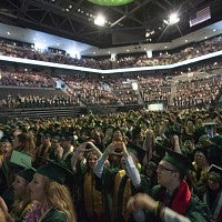Graduates in Matt Knight Arena