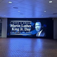 Martin Luther King Jr. Day sign