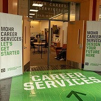 Mohr Career Services Office in Lillis Busines Complex, credit Travis Worrell