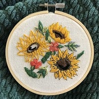 Sunflower embroidery